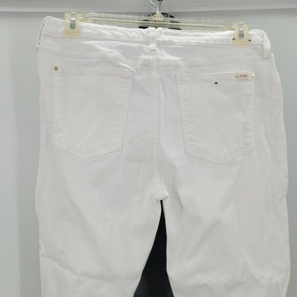 Jen 7 by 7 for All Mankind Slim Straight Jeans Mid Rise Button & Zip Fly SZ 12 - Picture 7 of 11